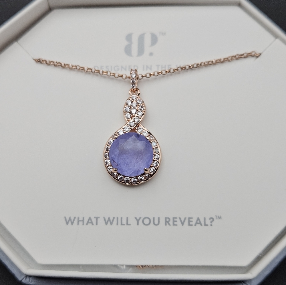 Bomb Party RBP7867 "Loving Embrace" Lavender Fluorite Fused with Quartz Necklace